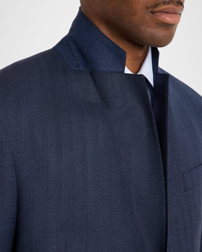 Giorgio Armani Men's Soft Line Chevron Single-Breasted Suit