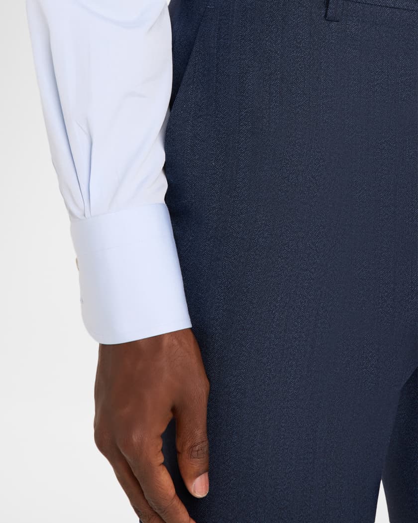 Giorgio Armani Men's Soft Line Chevron Single-Breasted Suit