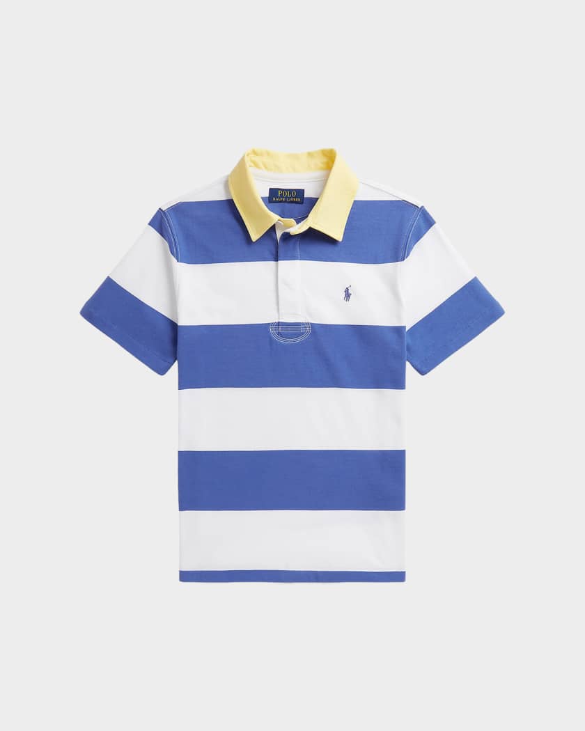 Ralph Lauren Boy's Striped Cotton Rugby Shirt, Size 2-7 | Neiman