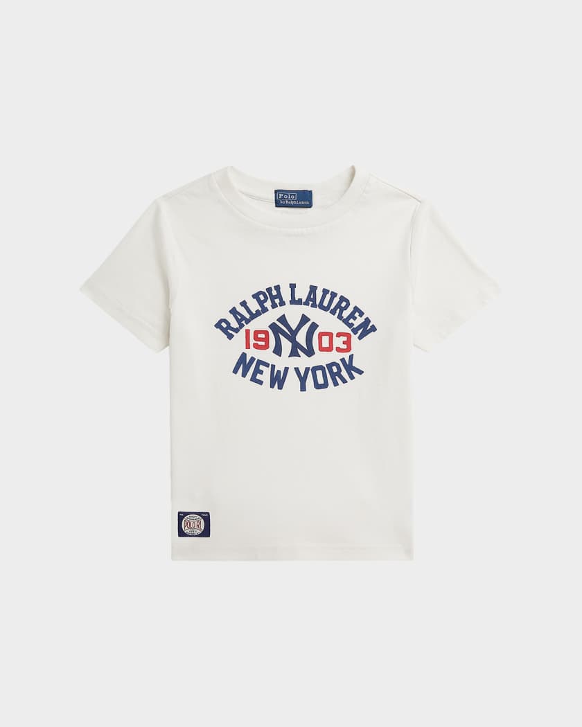 Ralph Lauren Boy's Yankees Short-Sleeve Cotton T-Shirt, Size S-XL