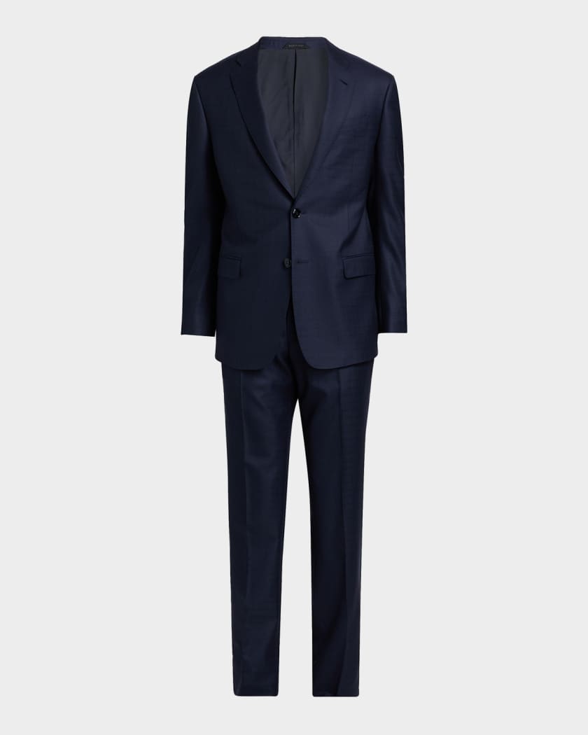 Giorgio Armani Men's Soft Line Textured Wool Two-Piece Suit