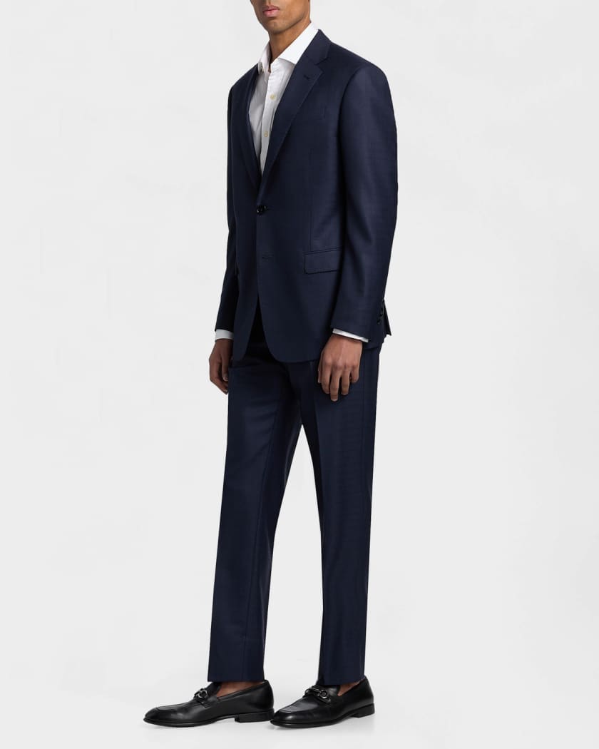 Giorgio Armani Men's Soft Line Textured Wool Two-Piece Suit
