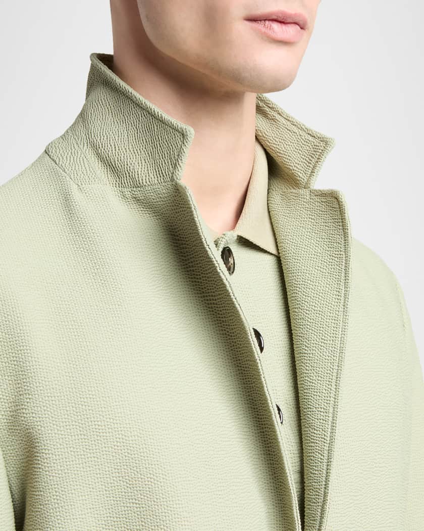【良品】GIORGIO ARMANI 編み込み アンコンジャケット Giorgio Armani Men's Seersucker Patch-Pocket Blazer | Neiman Marcus