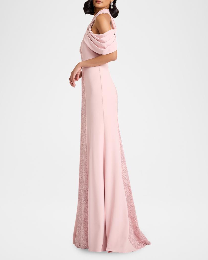green emerald velvet dress Tadashi Shoji CHS25368L Long Formal Slit Prom Dress  The Dress Outlet