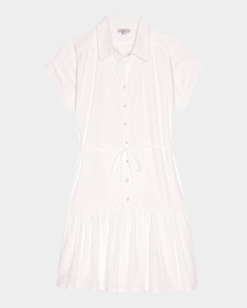 a line wedding dresses for short brides Electric Summer Woven Mini Dress PINK MULTI / L main image 0
