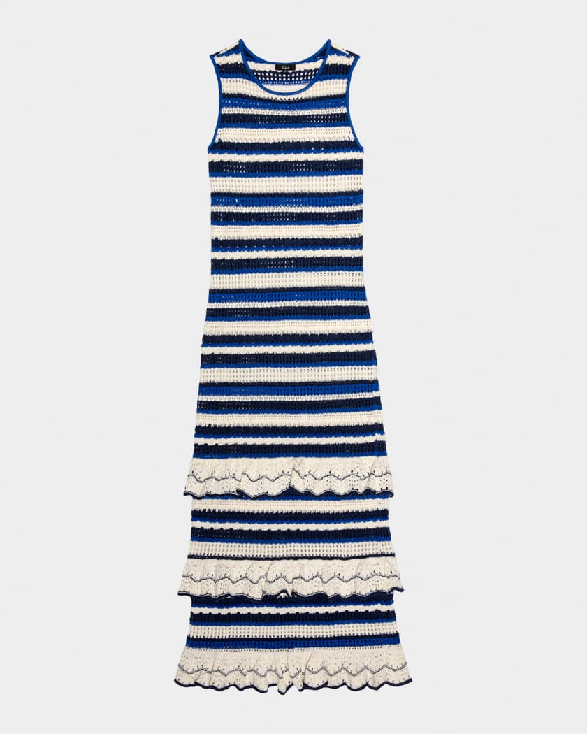 Rails Women's Ana Dress - Blue - Size L - Crete Stripe