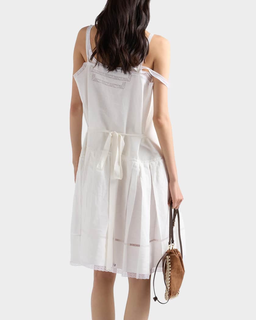 chinese dress ladies Modern "Prada" Organic Denim Mini Dress