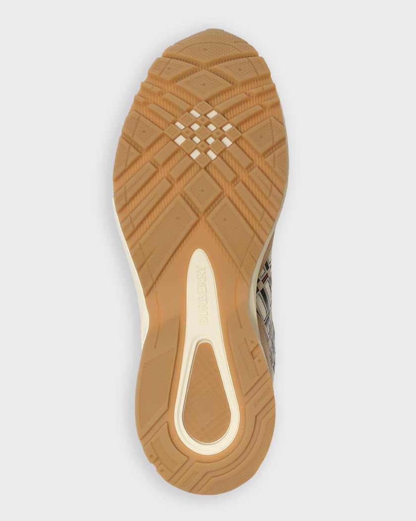 Burberry Men's Eclipse Suede Low-Top Sneakers | Neiman Marcus