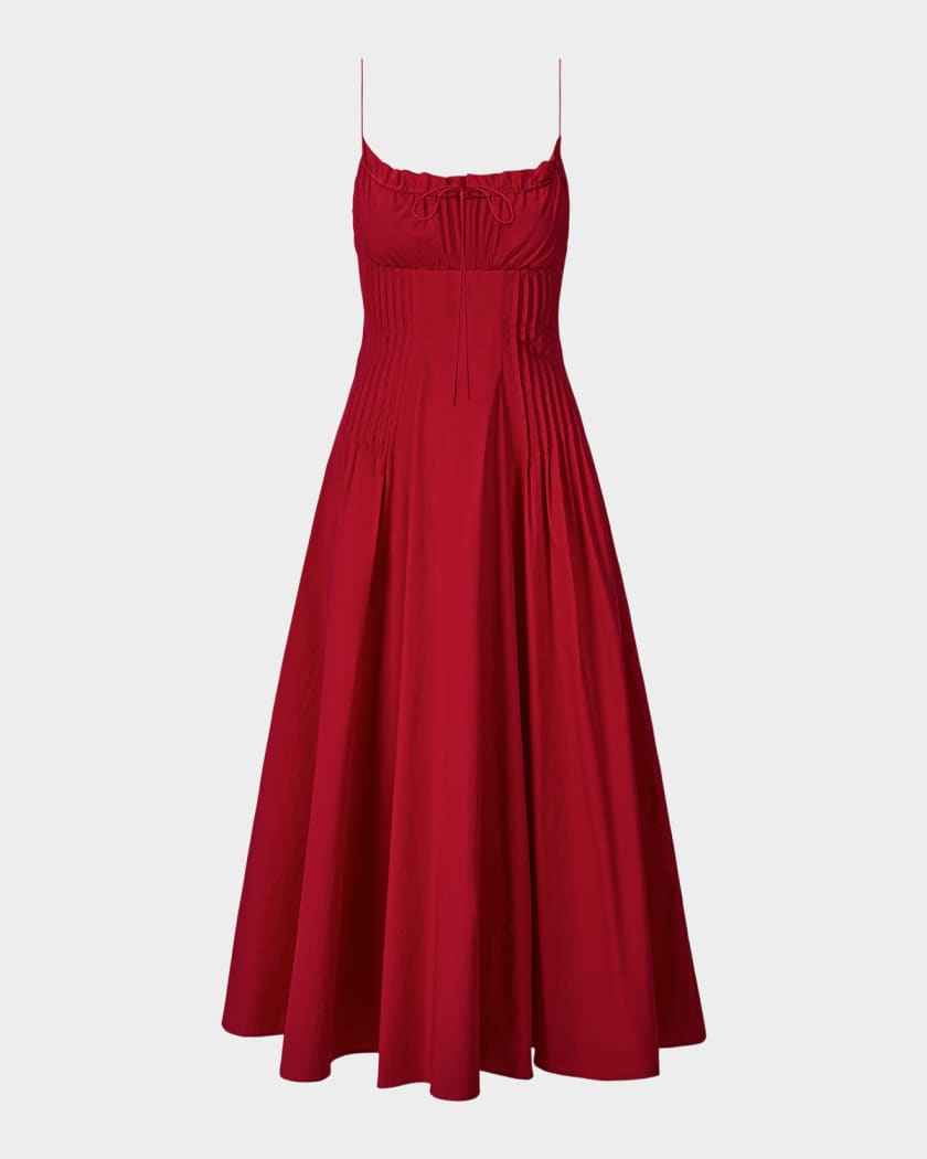 STAUD, Margi Dress in Rouge, Size 0
