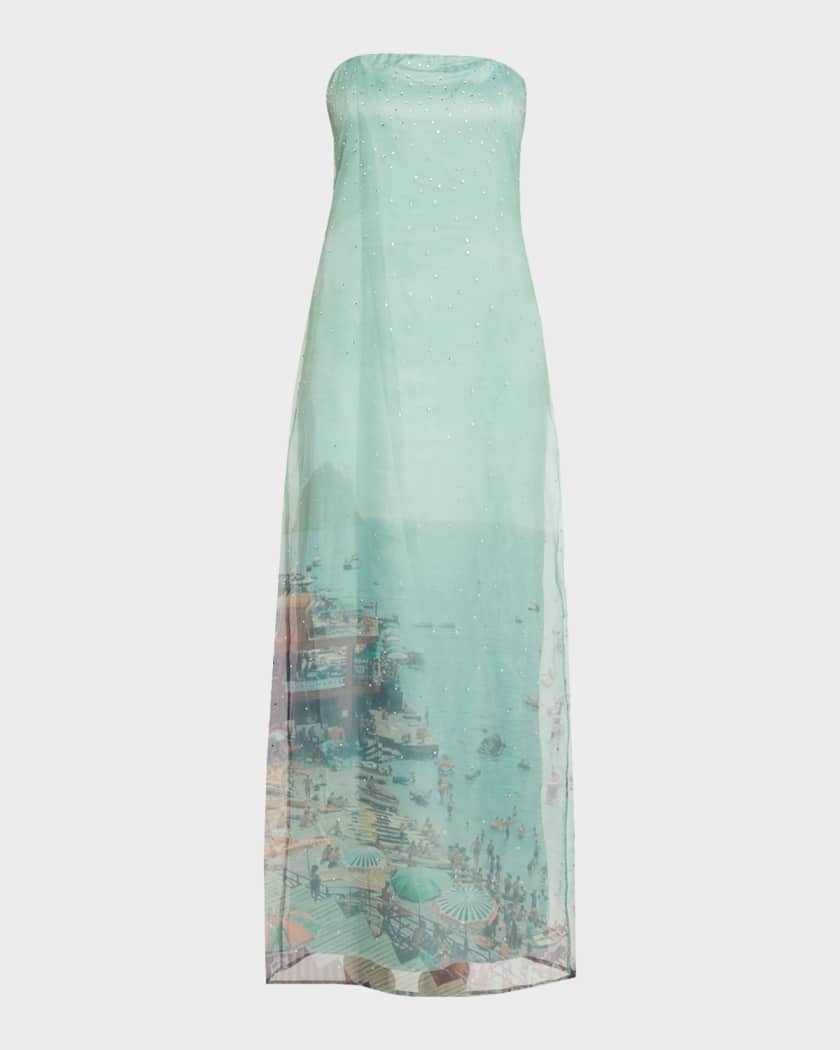 STAUD Amara Embellished Maxi Dress | Neiman Marcus