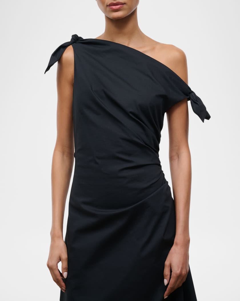 staud naomi asymmetrical dress Black Monette Asymmetric Dress