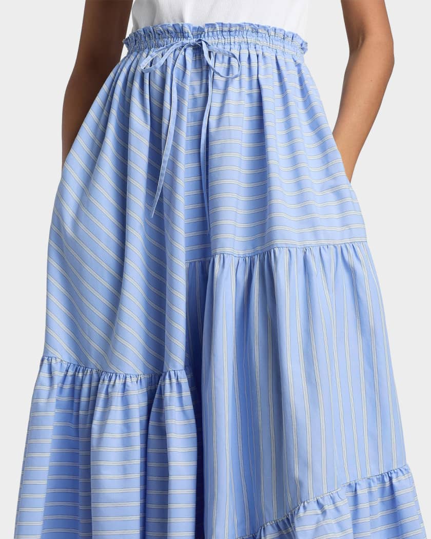 knee length dresses for ladies Layered Chiffon Midi Dress main image 1