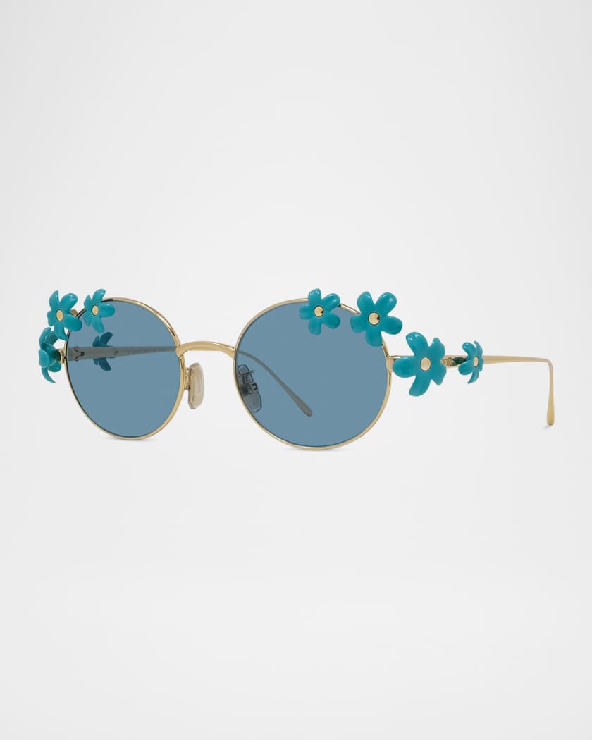 x Paula's Ibiza Daisy Field Sunglasses | Neiman Marcus