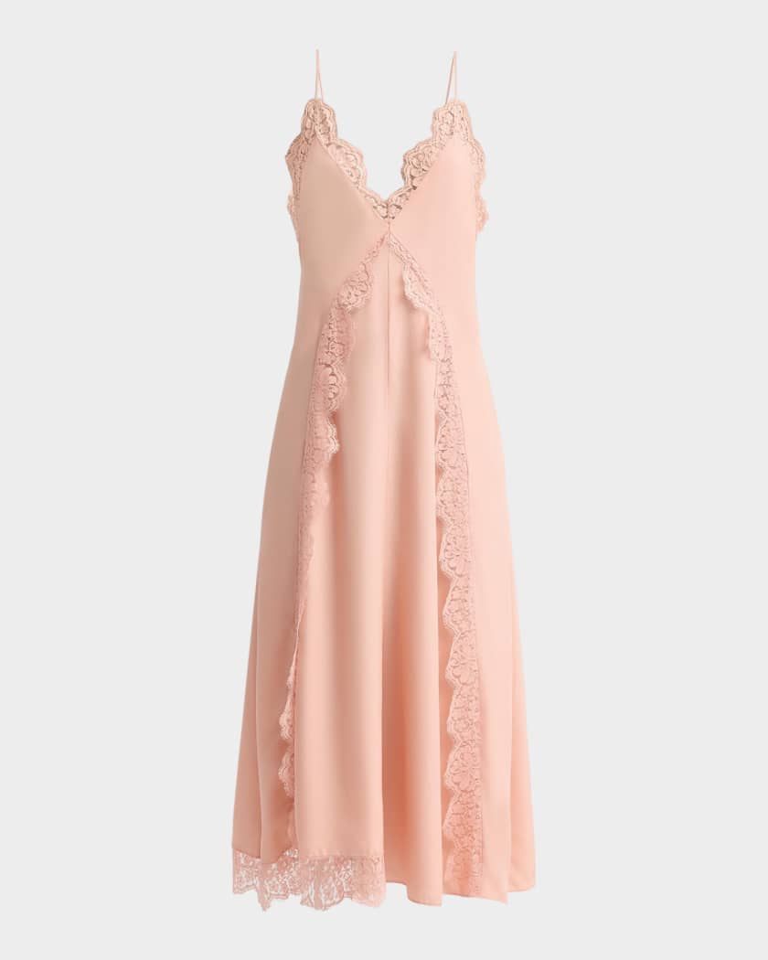 silk lace cami dress ONLY Dress 'ONLBella' female Black plain colored size XS