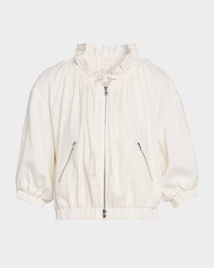 Cinq a Sept Kaylie Linen-Blend Jacket | Neiman Marcus