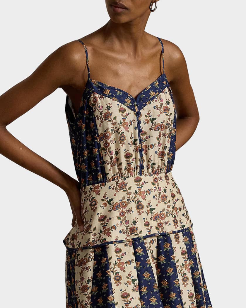 ralph lauren casual midi dress Polo Ralph Lauren Cotton-Jersey Midi Dress