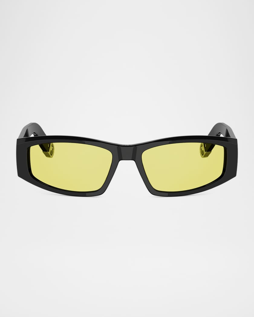 DIOR サングラス DiorSymbol S1I Black Rectangular Sunglasses | DIOR