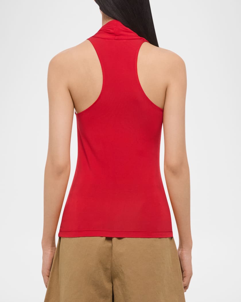 Helmut Lang Twisted Halter Tank Top | Neiman Marcus