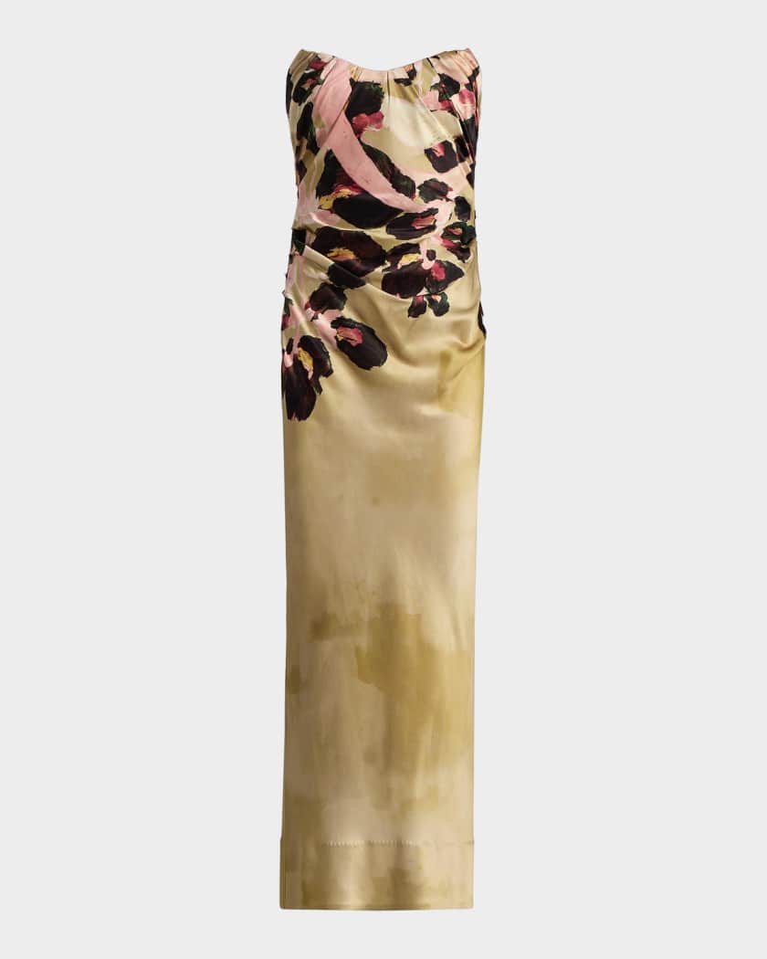 Acler Bowers Maxi Dress in Green - size Aus 14/US 10