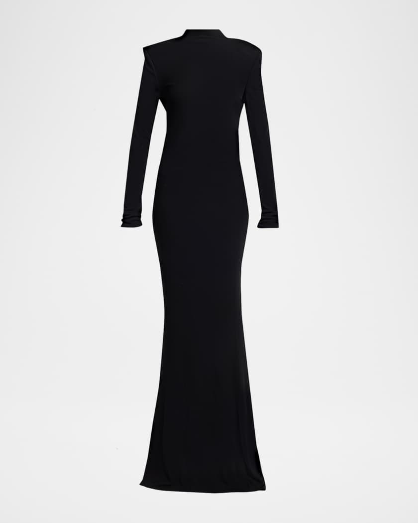 tom ford gowns & formal dresses ONE SHOULDER EVENING DRESS WITH SCARF DETAIL