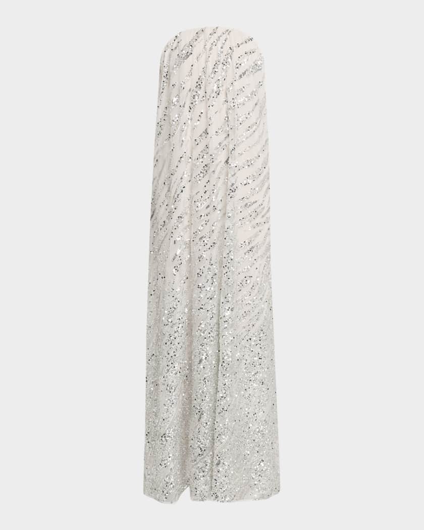 HELSI Margot Strapless Ombre Sequin Gown | Neiman Marcus