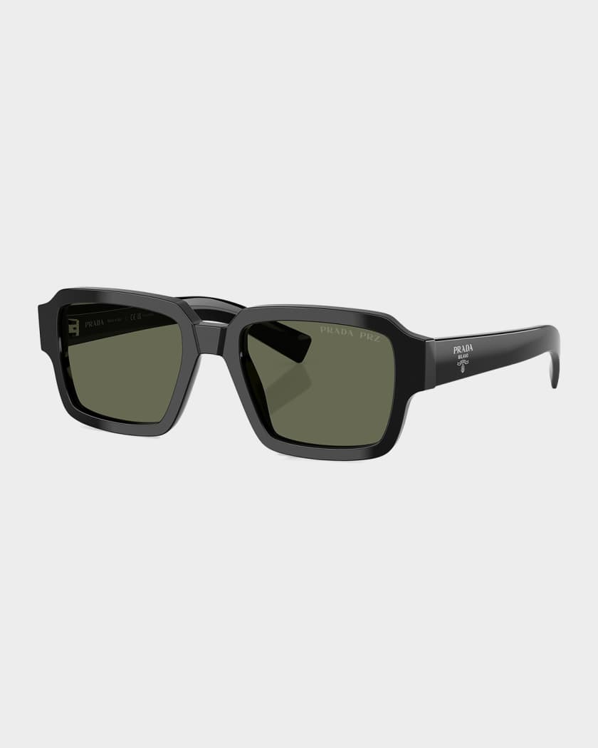 Prada 52MM Transparent Acetate Sunglasses | Neiman Marcus