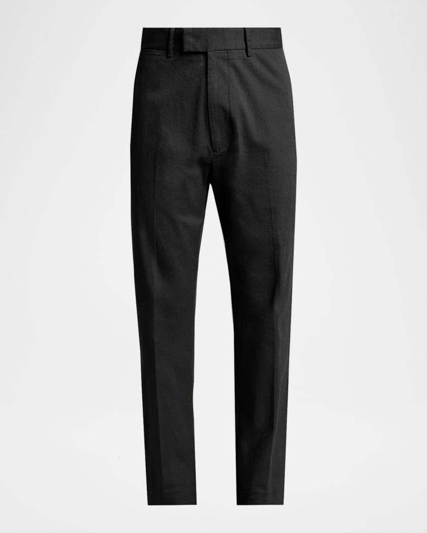 TOM FORD Men's Comfort Stretch Slim Flat-Front Trousers | Neiman