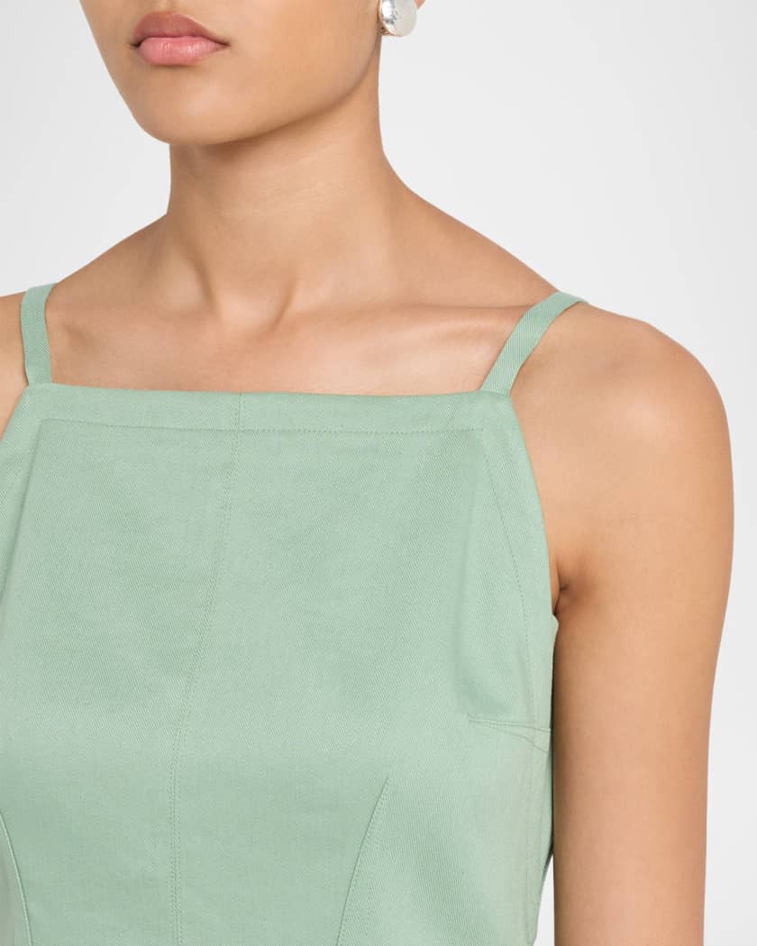 Theory Apron Mini Dress | Neiman Marcus