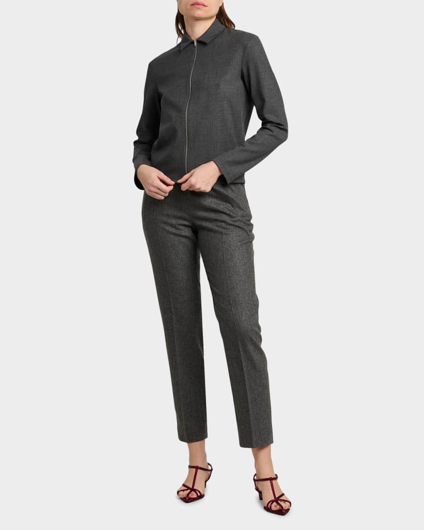 パンツ 00's JIL SANDER Wool Flannel Flare Pants Jil Sander Wool Flannel Trousers | Neiman Marcus
