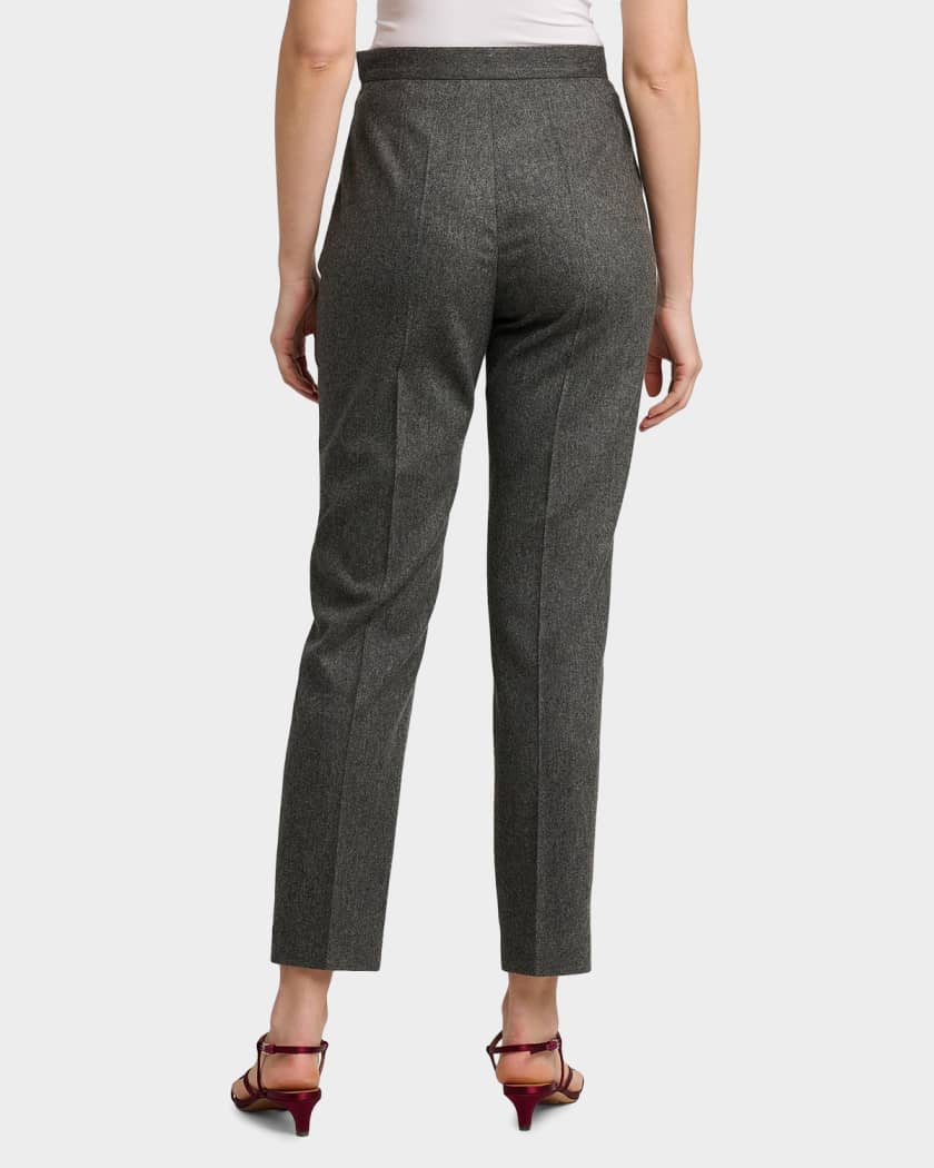 Jil Sander Wool Flannel Trousers | Neiman Marcus