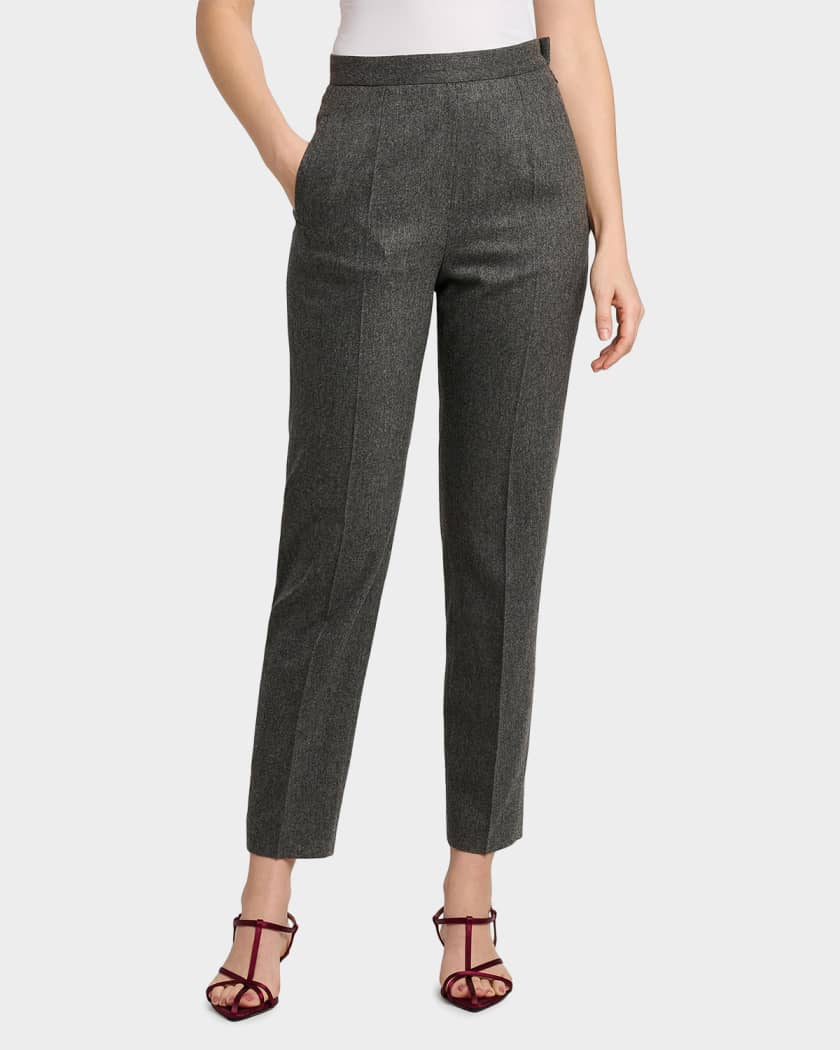 Jil Sander Wool Flannel Trousers | Neiman Marcus