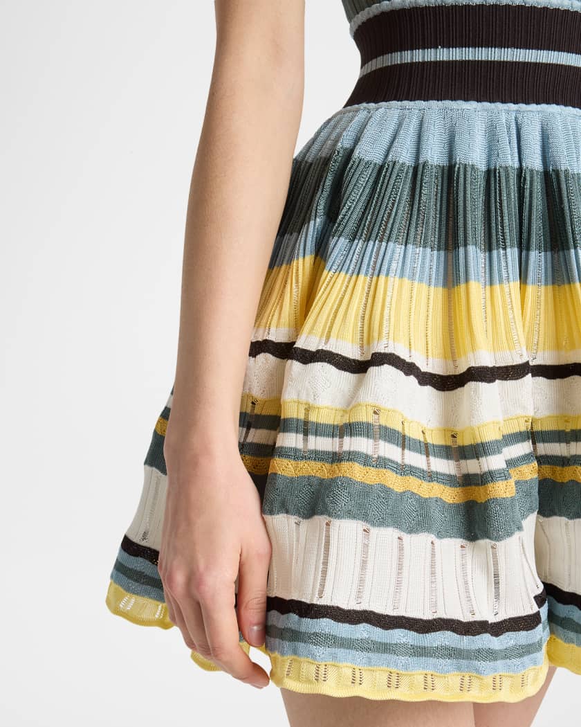 alaia crinoline mini dress Wool Crinoline Mini Dress