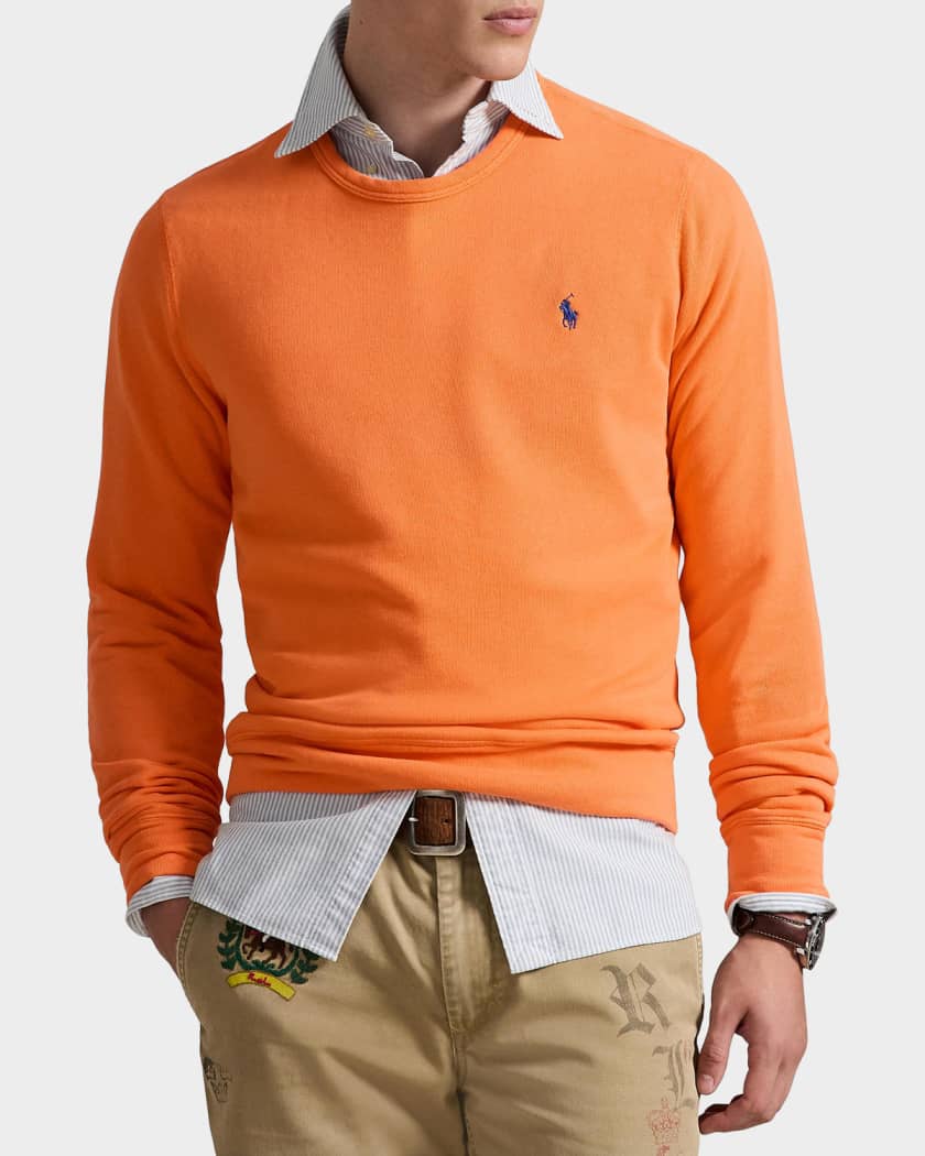 Polo Ralph Lauren Men's Island Loopback Crewneck Sweater | Neiman