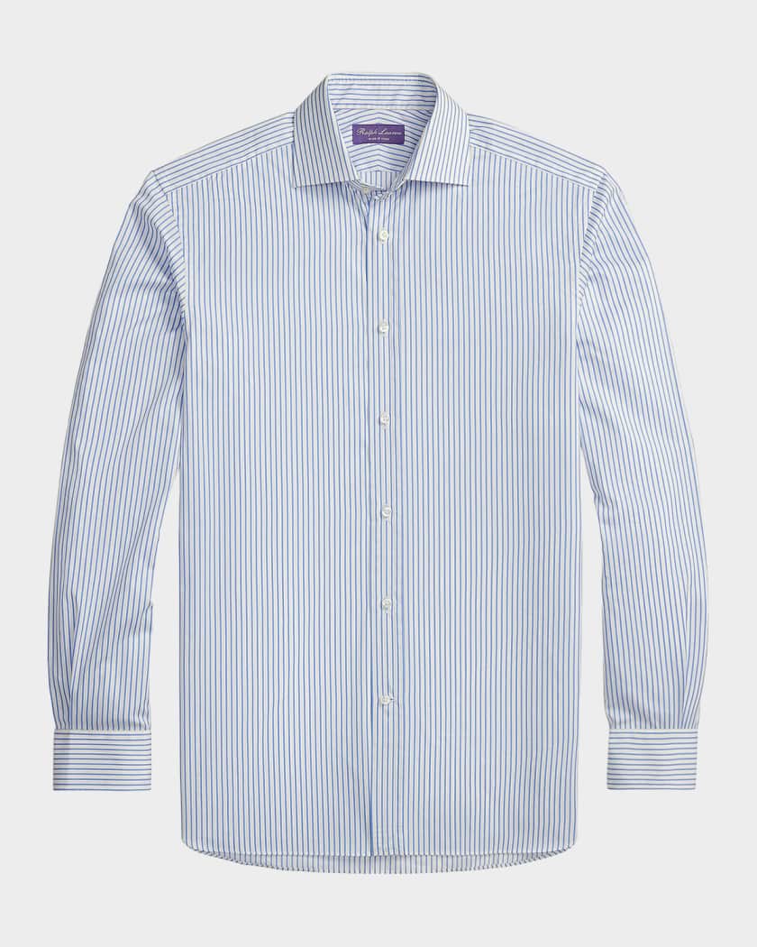polo ralph lauren dress shirt Mesh Long-Sleeve  All Fits Spread collar Polo Ralph Lauren Women's Relaxed-Fit