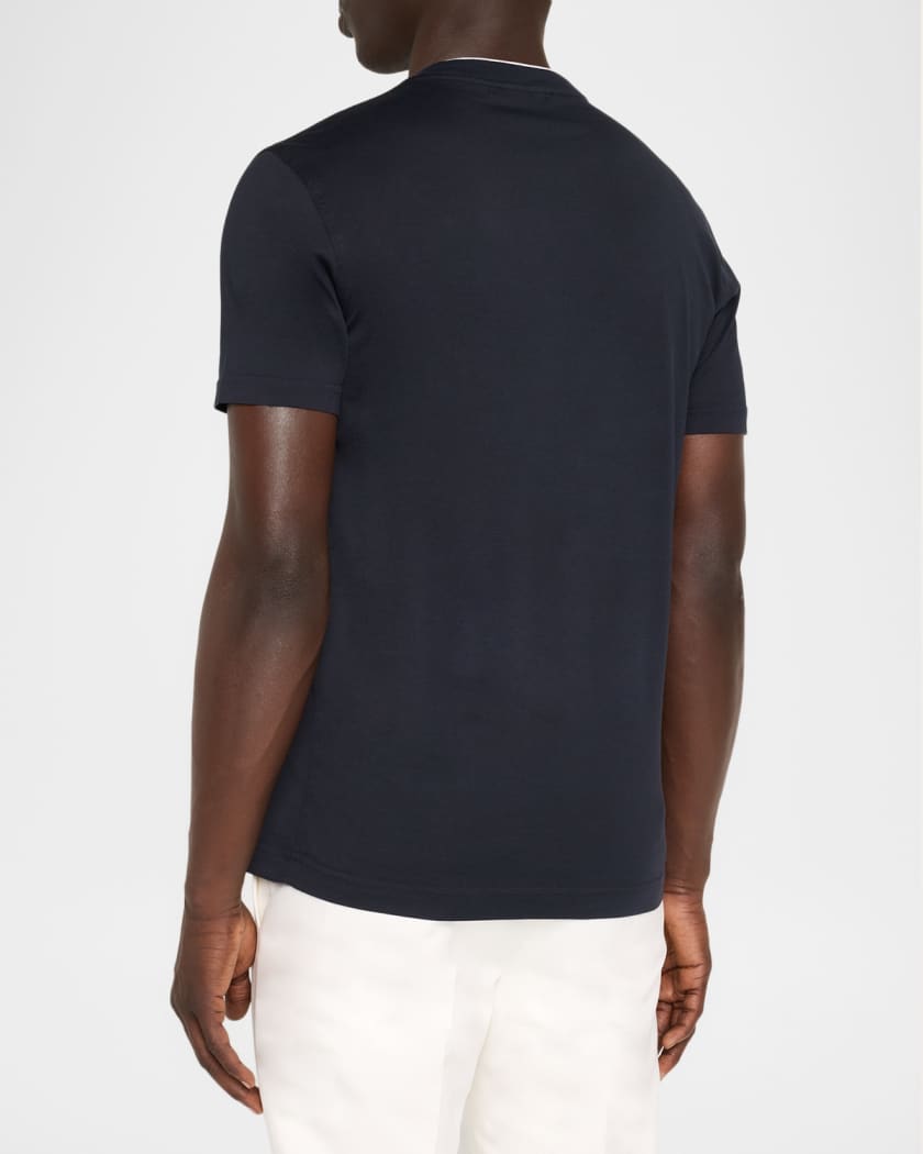 Dolce&Gabbana Men's Jersey Tipped Crewneck T-Shirt | Neiman Marcus