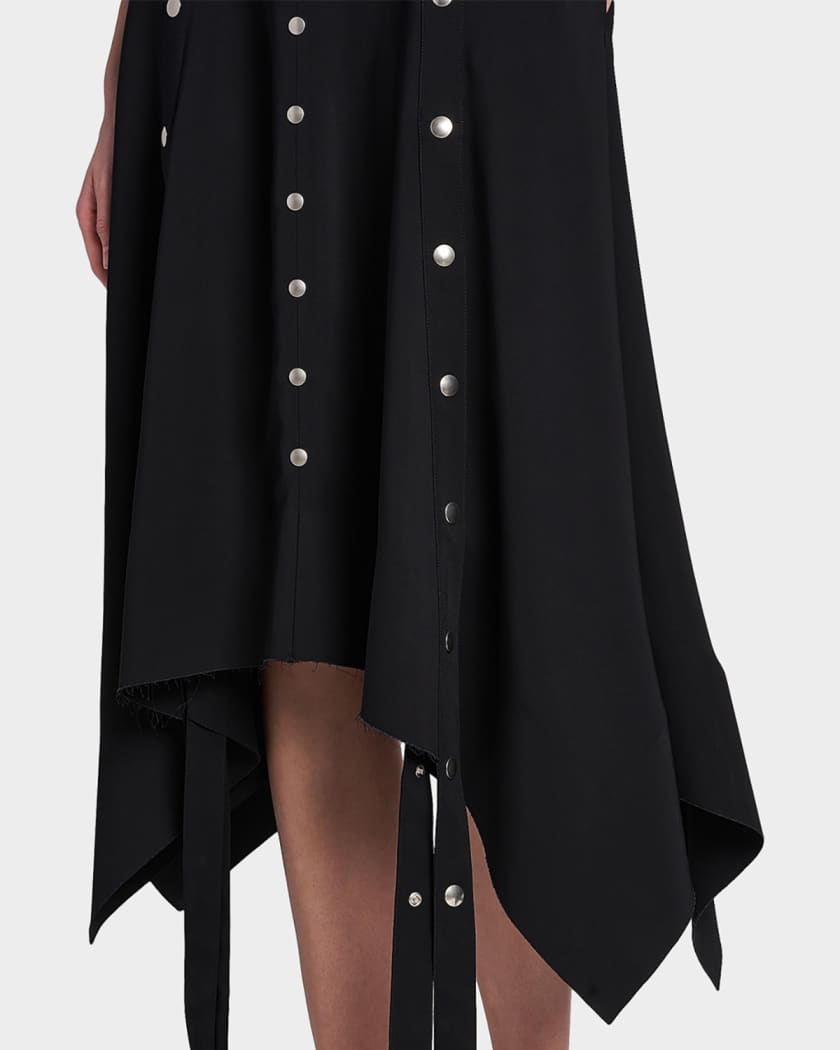 Stella McCartney Snapped Sleeveless Midi Dress | Neiman Marcus