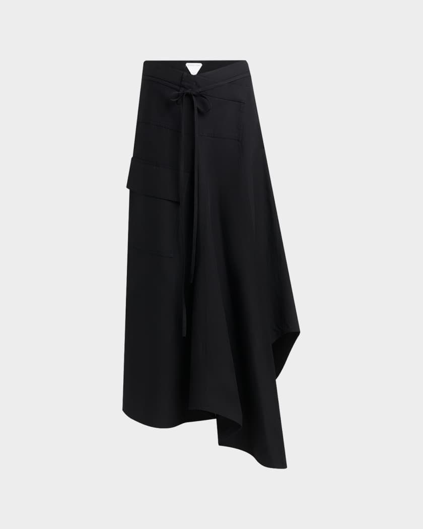 BOTTEGA VENETAスカート Bottega Veneta Asymmetric Cotton Toile Maxi Skirt | Neiman Marcus
