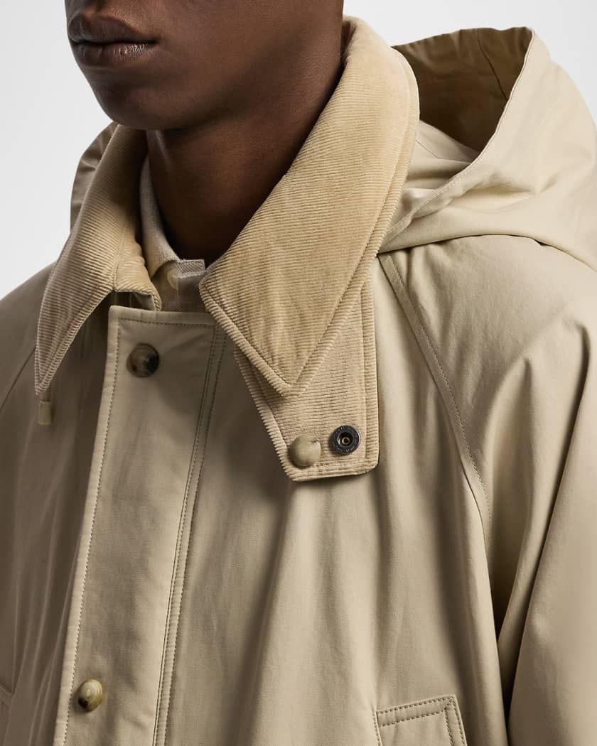 Ralph Lauren Purple Label Men's Ventile Twill Hooded Car Coat