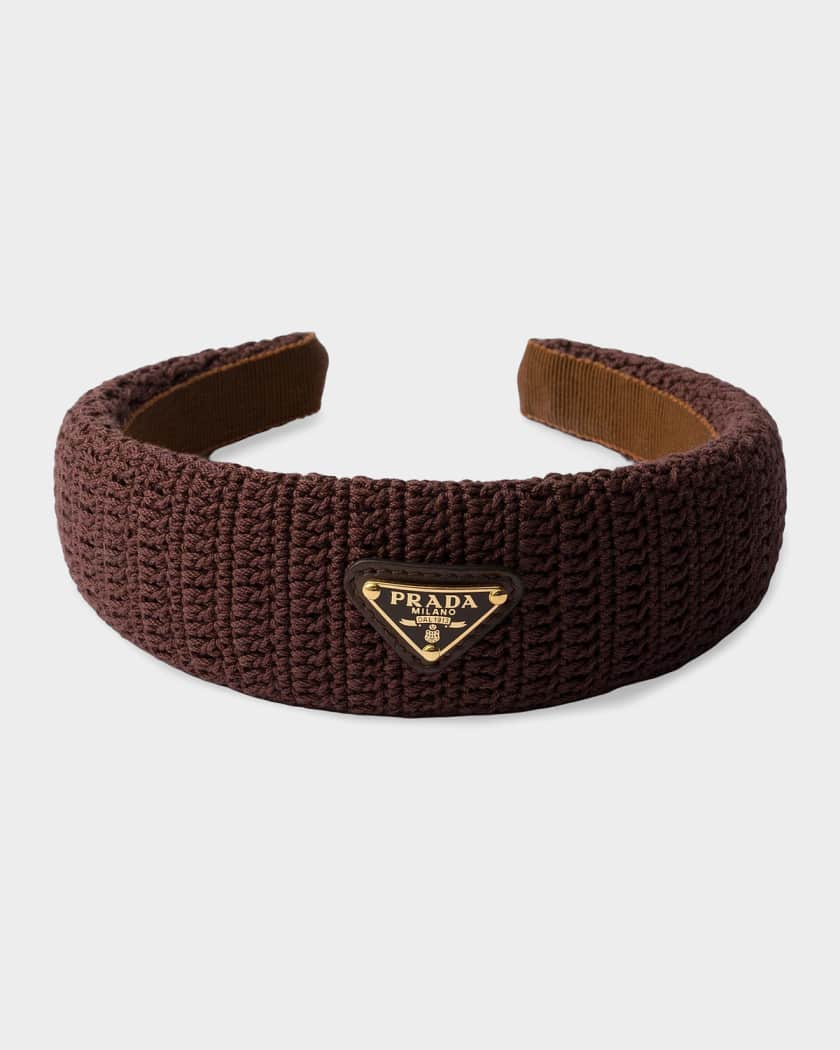 Prada Crochet Headband | Neiman Marcus