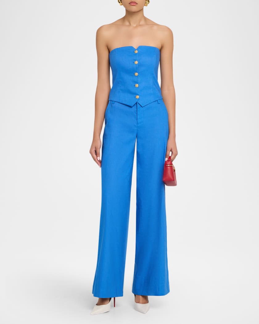 ALICE + OLIVIA Stu Low-Rise Ultra Baggy Pants | Neiman Marcus