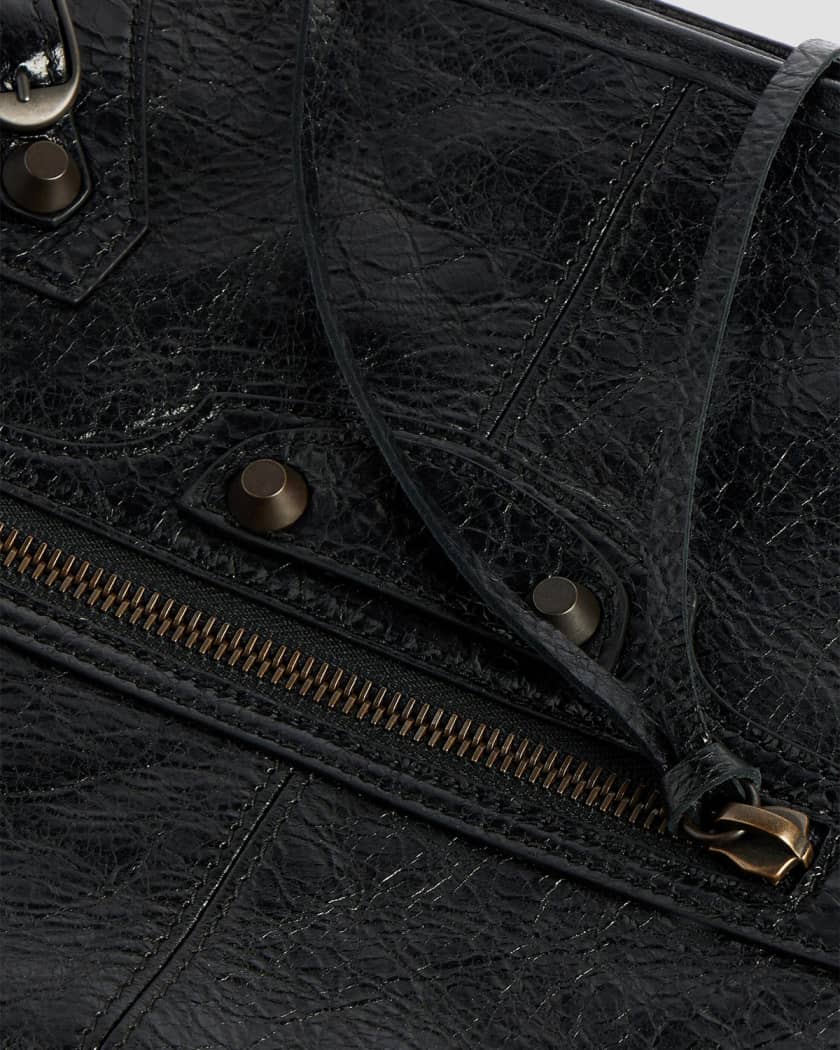 Balenciaga Men's Le City Flap Messenger Bag in Arena Lambskin
