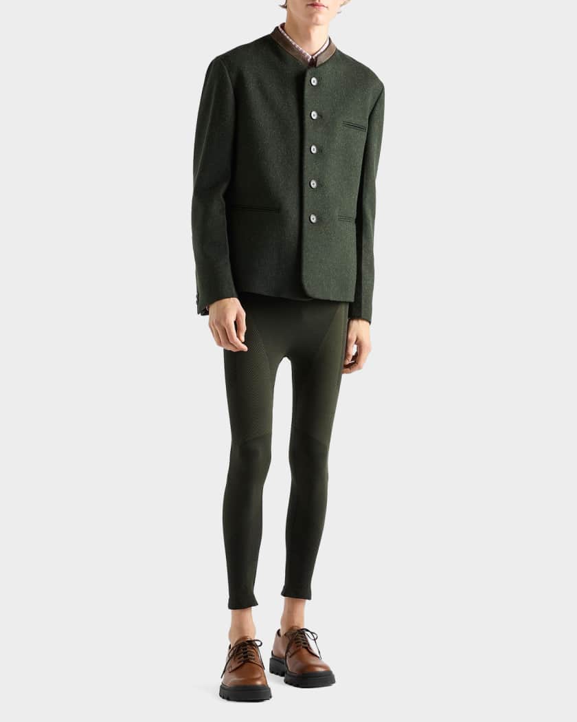 Prada Men's Single-Breasted Wool Jacket | Neiman Marcus