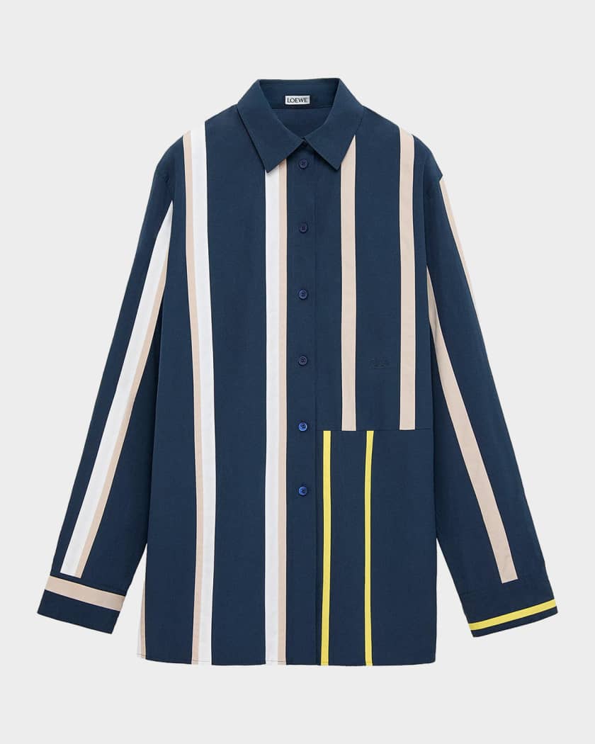 loewe dress shirt Shirt dress in cotton Multicolor