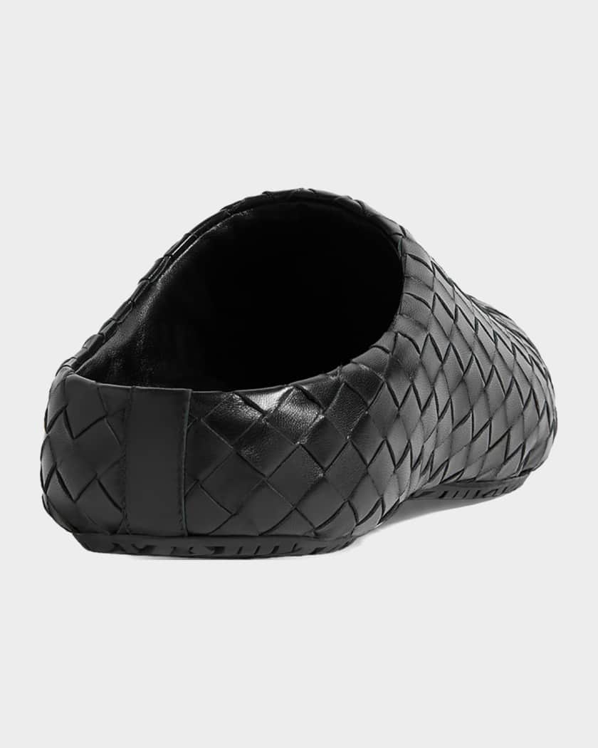 Bottega Veneta Men's Klog Intrecciato Leather Mules | Neiman Marcus