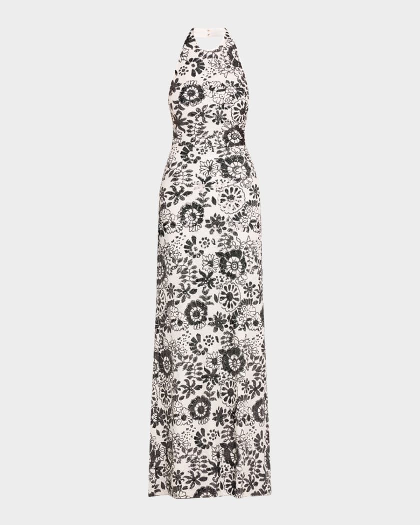 knee length party dress Short Sleeveless A-Line Dress By Poly USA 7290 L / Silver main image 0