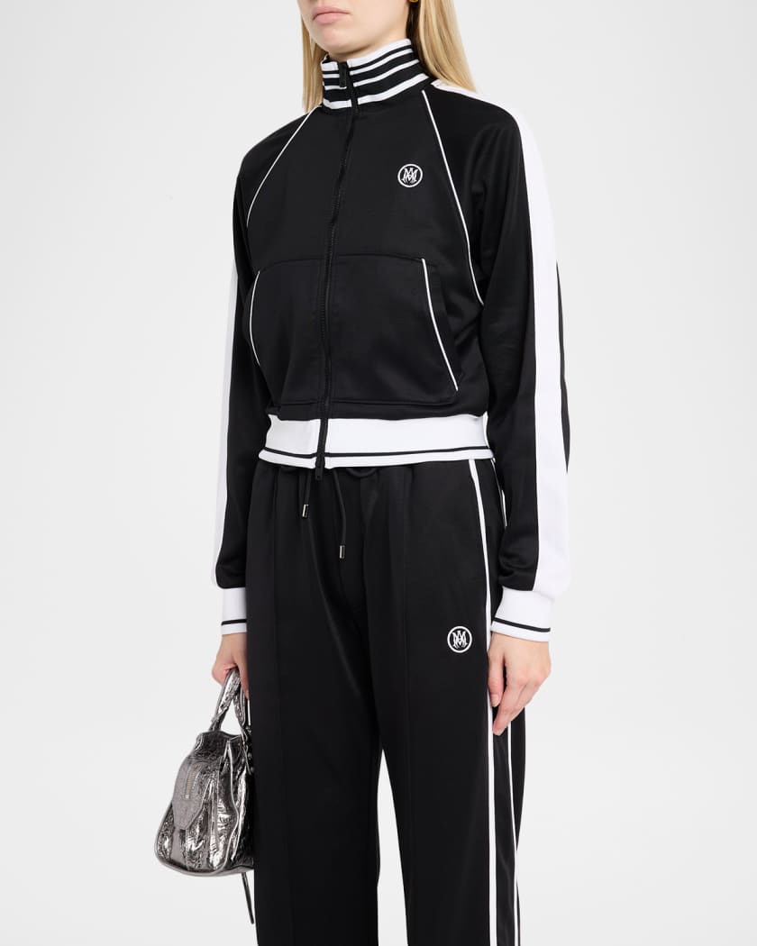Amiri MA Bi-Color Zip Track Jacket | Neiman Marcus