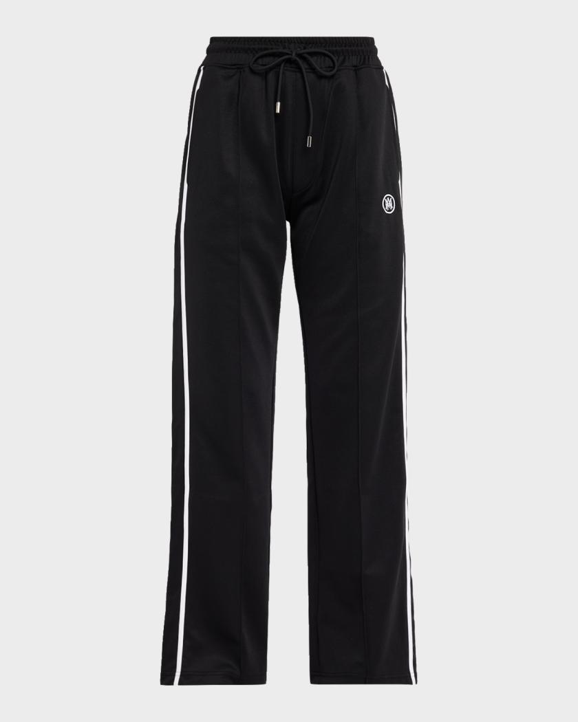 Amiri MA Side Stripe Straight-Leg Drawstring Track Pants | Neiman