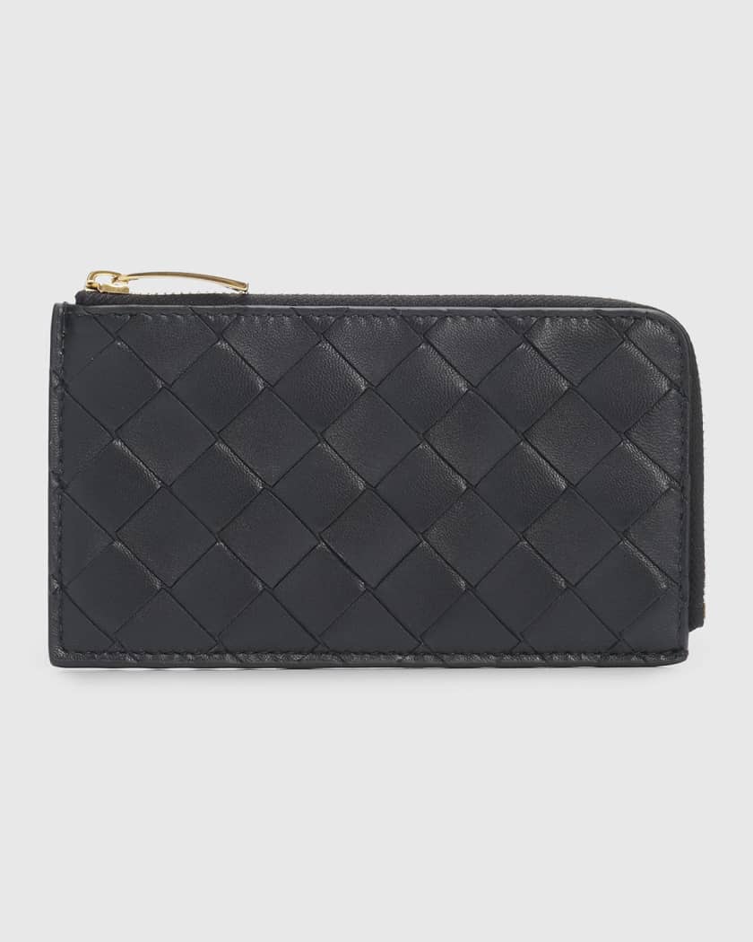 【箱あり】BOTTEGA VENETA カードホルダー Bottega Veneta Intrecciato Leather Card Holder | Neiman Marcus