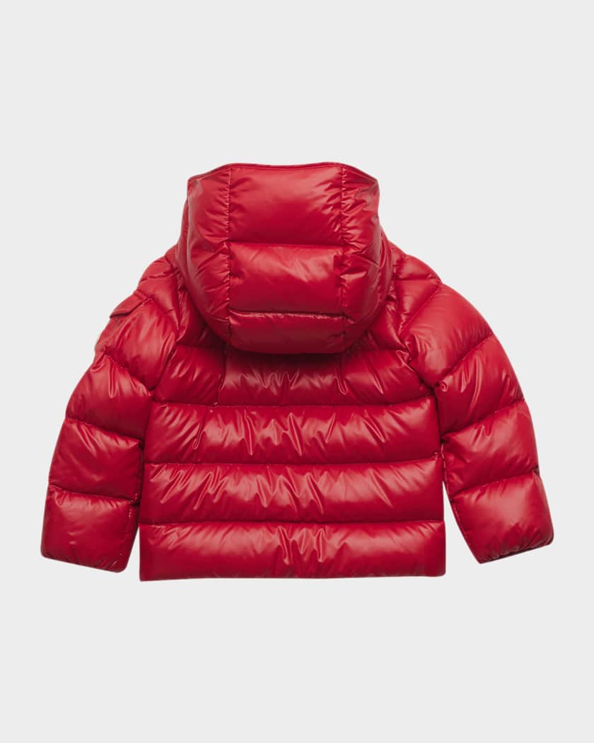 Moncler Boy's Maya Hooded Short Down Jacket, Size 6M-3 | Neiman Marcus