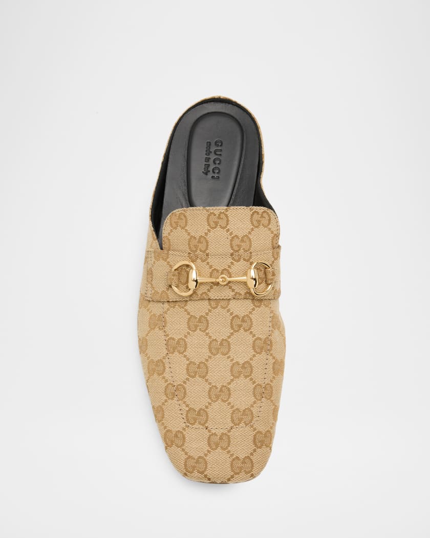 Gucci Ragazzo GG Canvas Loafer Mules | Neiman Marcus